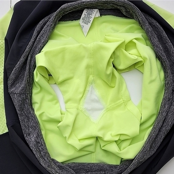 Champion G9 Duo Dry Max Black Grey Lime Athletic Skirt Skort Pleats Stretch XL - Picture 7 of 14